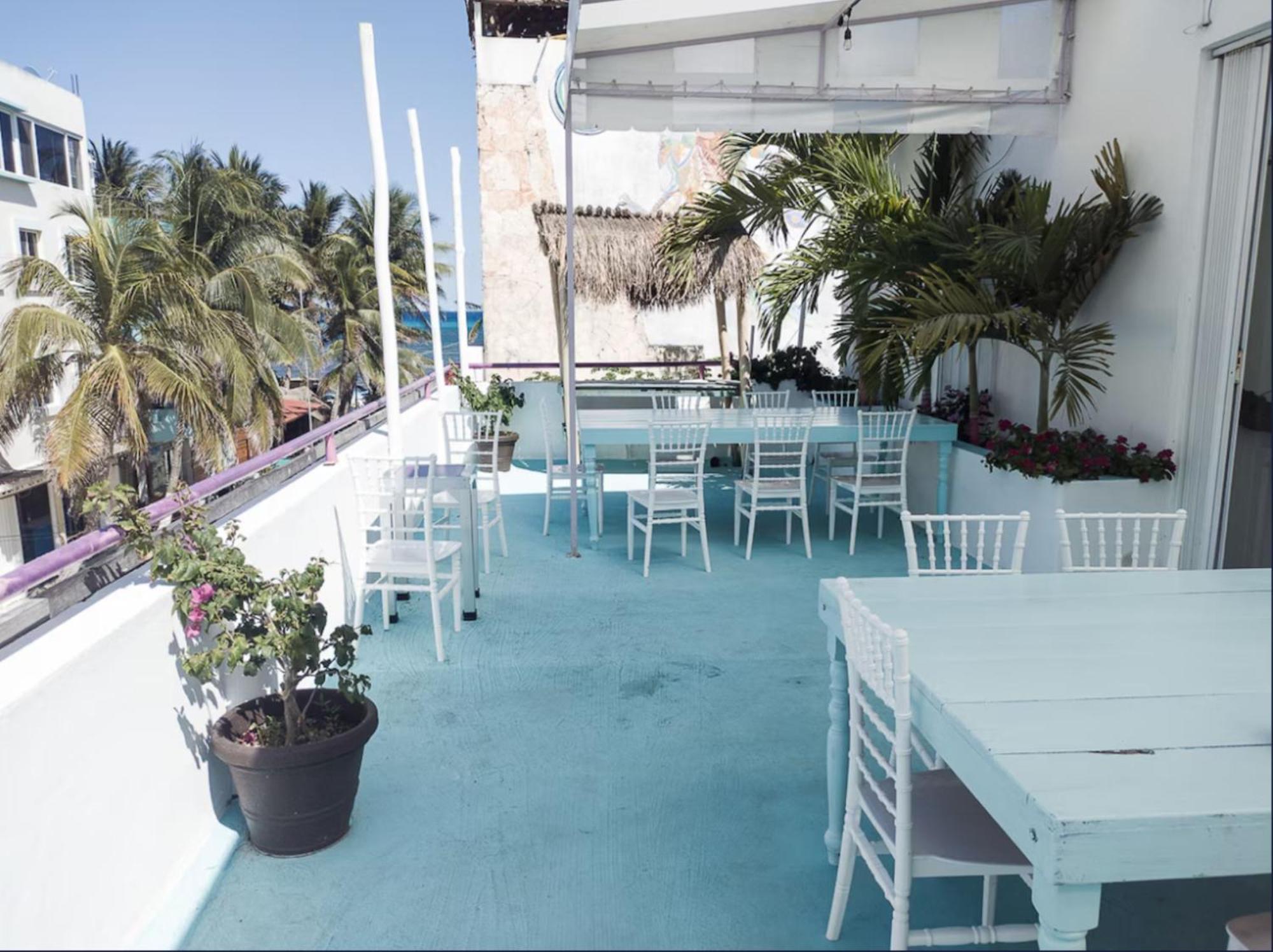 Hostal Del Mar Playa del Carmen Exteriör bild
