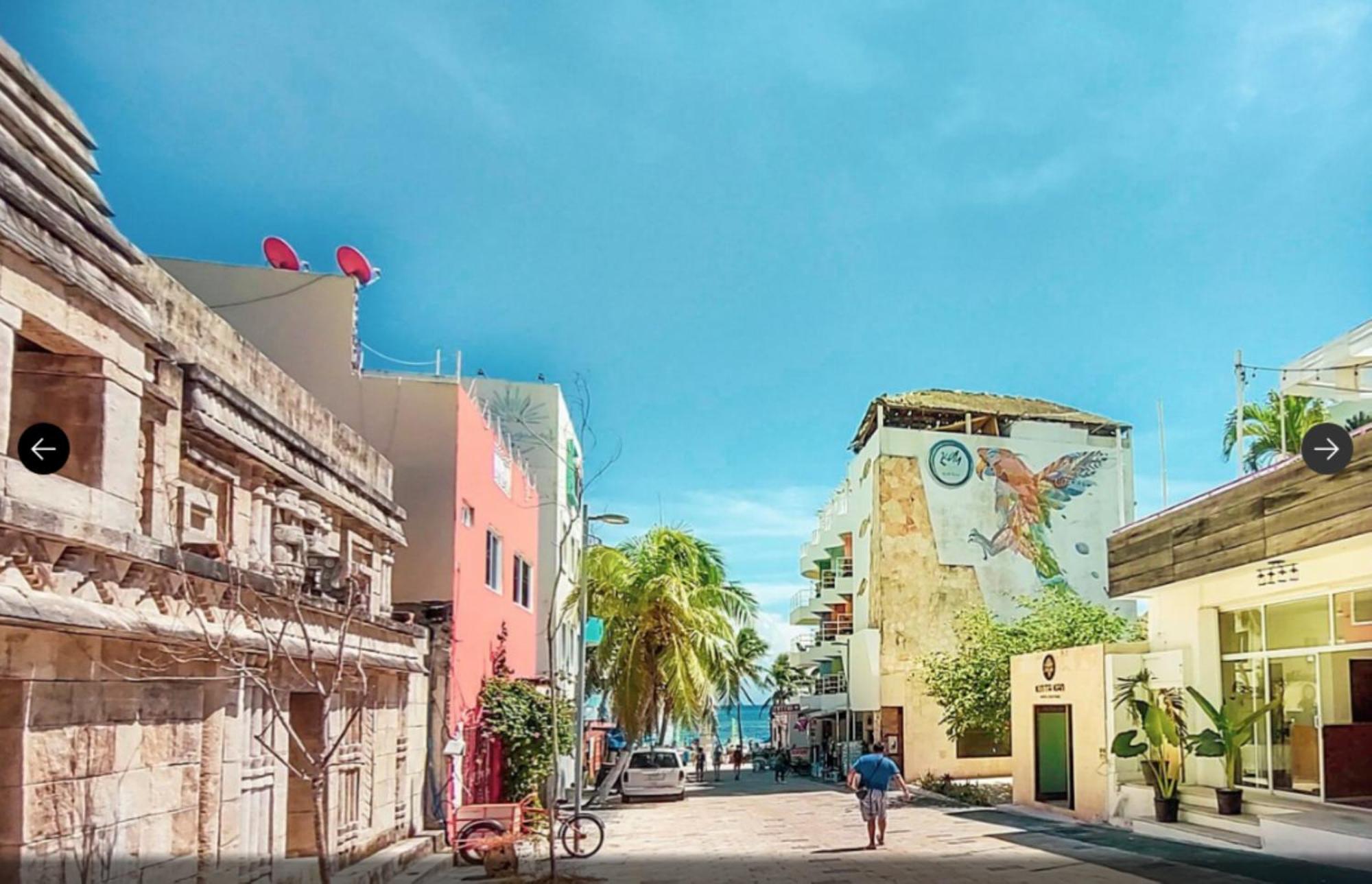 Hostal Del Mar Playa del Carmen Exteriör bild